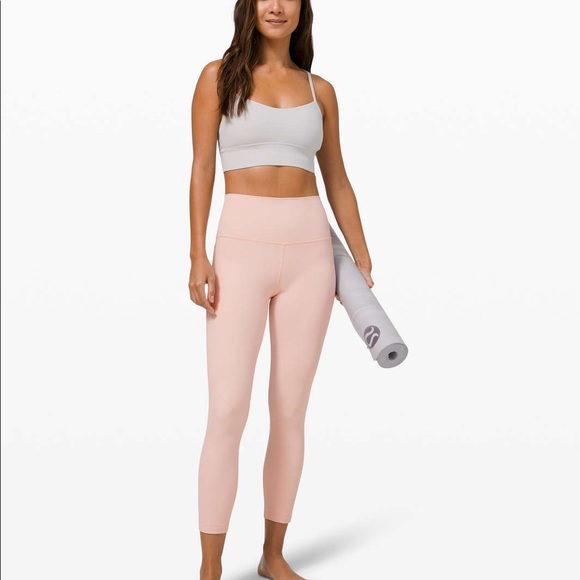 Lululemon Align 25” Feather Pink size 4